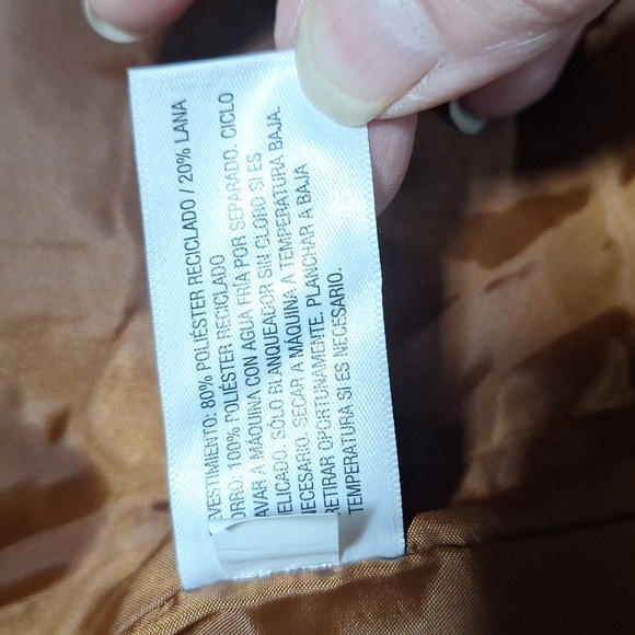 NWT  A new Day brown small pea coat - Picture 10 of 13